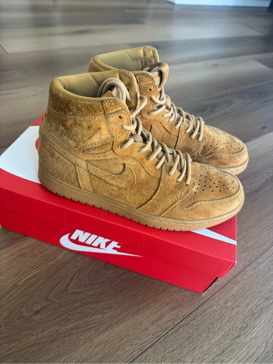 Nike Other - Nike Air Jordan 1 Retro High OG wheat suede high top sneaker 555088-710
